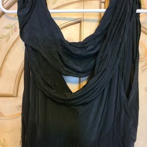 Donna Karan black gown. unique